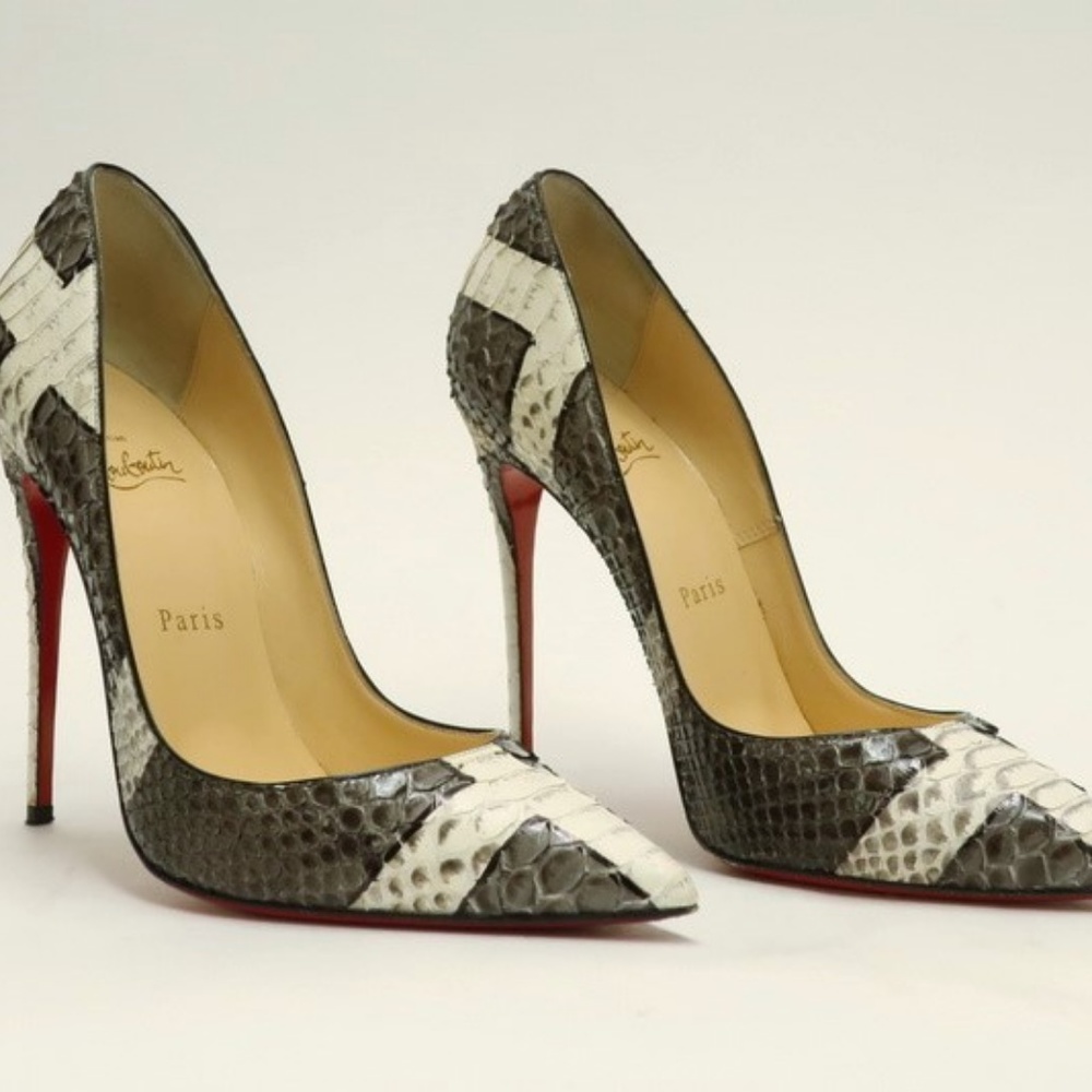 Christian Louboutin So Kate 120 Python Heel - Picture 2 of 7